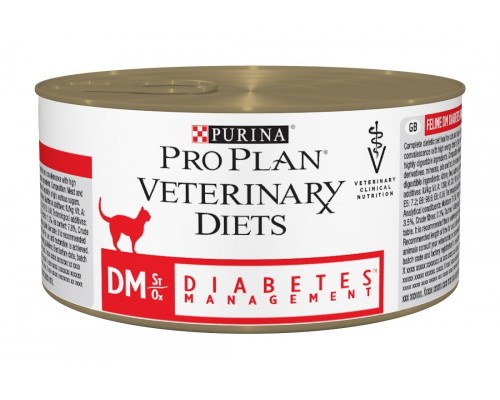 Purina Pro Plan Veterinary Diets для взрослых кошек при диабете, с говядиной