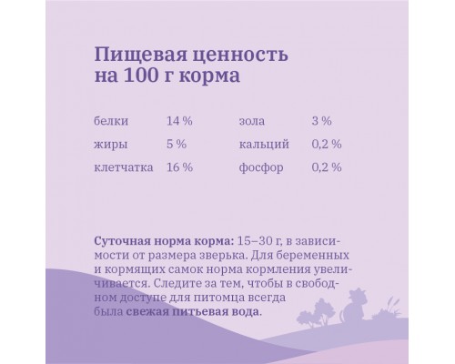 MR.Crisper корм для дегу 400 г