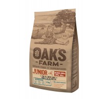 Корм OAKS FARM беззерновой, для молодых собак всех пород от 3 до 12 месяцев, с лососем и крилем 2 кг