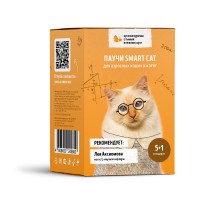 Smart Cat набор паучей 5+1 для взрослых кошек и котят: кусочки курочки с тыквой в нежном соусе 510 г