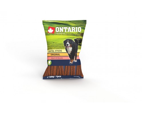 Ontario палочка для чистки зубов собак Оригинальная 180гр (ONTARIO Dental Stick Original 180g) 180 г