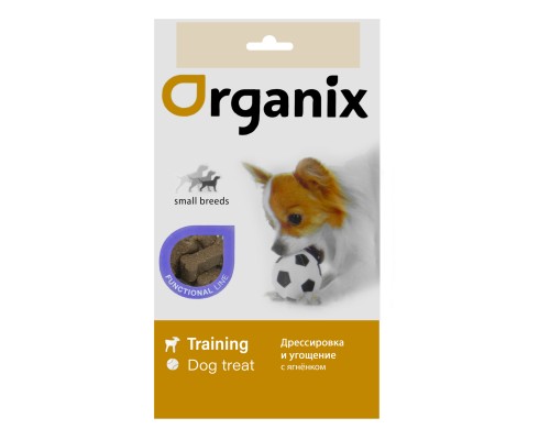 ORGANIX лакомства мини-косточки с ягненком для собак малых пород 50 г