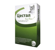 Ceva "Цестал" таблетки от глистов для кошек 8 таб.