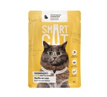 Smart Cat паучи для взрослых кошек и котят: кусочки курочки в нежном соусе 85 г