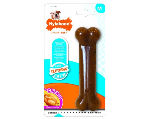 Nylabone косточка для щенков с режущимися зубами, М 110 г