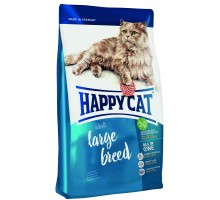 Корм Happy cat для крупных кошек, с курицей, кроликом и ягненком 10 кг