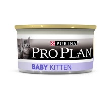 Purina Pro Plan консервы влажный корм для котят, с высоким содержанием курицы 85 г