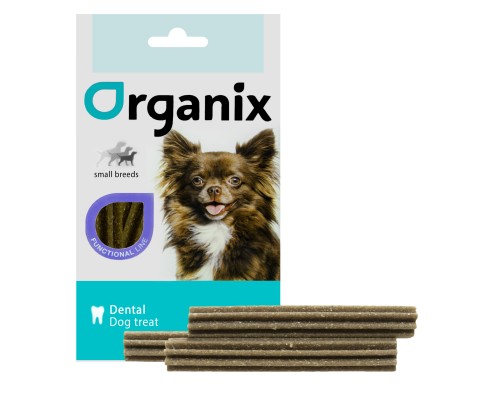 ORGANIX лакомства палочки-зубочистки для собак малых пород 45 г