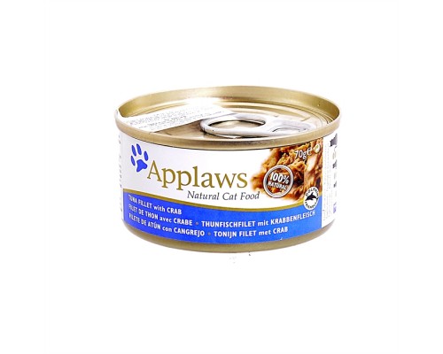 Applaws консервы для кошек с тунцом и крабовым мясом