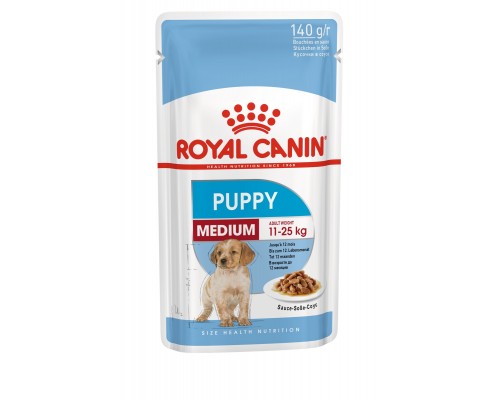 Royal Canin кусочки в соусе для щенков средних пород 140 г