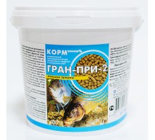 ЗООМИР корм для прудовых и крупных аквариумных рыб разных видов "ГРАН-ПРИ 2", тонущие гранулы 600 г