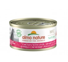 Almo Nature (консервы) консервы для кошек с курицей и печенью, 75% мяса