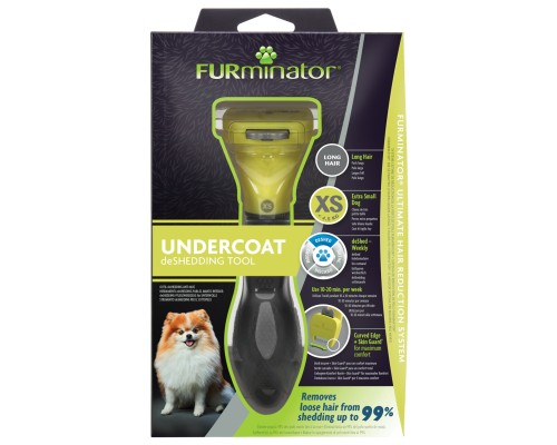 FURminator фурминатор XS для собак карликовых пород с длинной шерстью 186 г