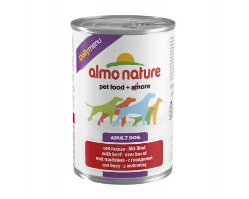 Almo Nature (консервы) консервы для собак "Меню с говядиной" 400 г