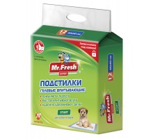 Mr.Fresh подстилка-пеленка для кошек и собак Expert  Start, впитывающая, 90 см*60 см, 8 шт. F506 90*60 см