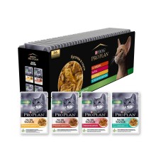 Purina Pro Plan (паучи) мультипак Паучи для кастрированных кошек 36шт (говядина, утка, курица, океаническая рыба в соусе)