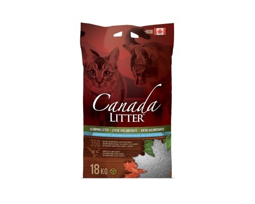 Canada Litter канадский комкующийся наполнитель "Запах на замке" с ароматом детской присыпки 18 кг