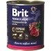 Brit  Premium by Nature консервы с сердцем и печенью для собак 850 г