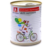 Зоогурман консервы для щенков "Мясное ассорти" говядина 350 г