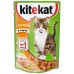 Kitekat влажный корм для кошек, c курицей в соусе