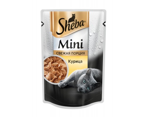 Sheba влажный корм для кошек Sheba Mini с курицей