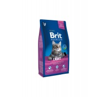 Корм Brit  Premium Cat для кошек, склонных к излишнему весу, с курицей и печенью 1,5 кг