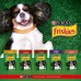 Friskies влажный корм для взрослых собак, кусочки с говядиной в подливе 85 г