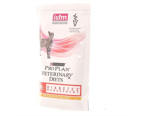 Purina Pro Plan Veterinary Diets кусочки в соусе для кошек при сахарном диабете с курицей