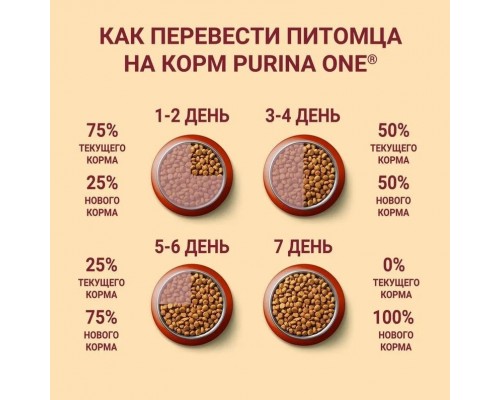 Корм Purina One сухой корм Purina ONE® МИНИ Активная для собак мелких пород, с высоким содержанием курицы и с рисом 1,5 кг