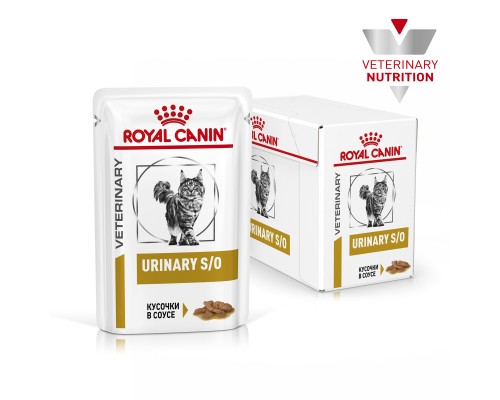 Royal Canin (вет. паучи) кусочки в соусе для кошек при профилактике МКБ