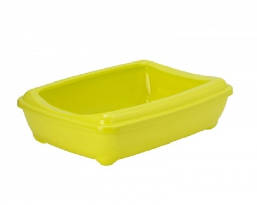 Moderna туалет-лоток большой с рамкой  artist large + rim, 57х43х15 jumbo лимонно-желтый (Arist o tray with rim 57cm jumbo) 800 г