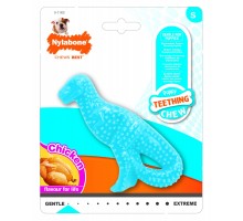 Nylabone динозаврик для зубов для щенков, аромат курицы, S 130 г