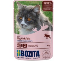 Bozita кусочки в желе для кошек, с лосем 85 г