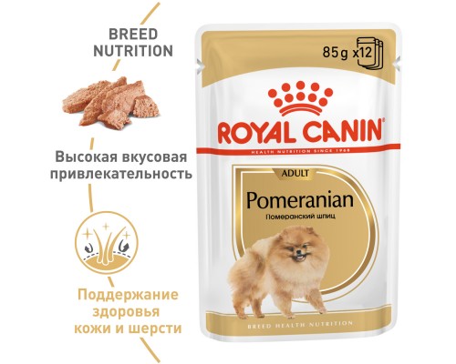 Royal Canin для померанского шпица (паштет) 85 г