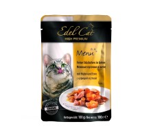 Edel Cat паучи Кусочки в желе с курицей и уткой