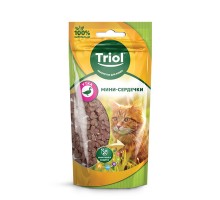 Triol (лакомства) мини-сердечки из утки для кошек 40 г