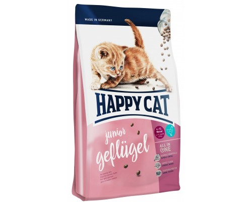 Корм Happy cat для котят, с птицей 300 г