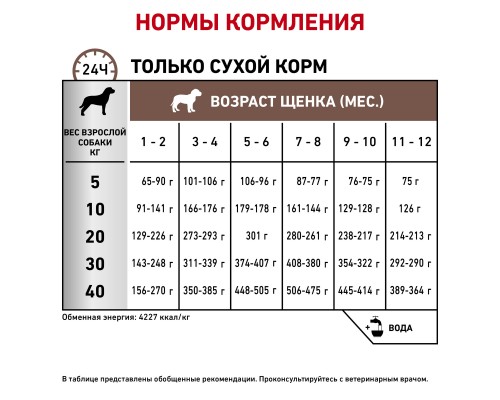 Royal Canin (вет.корма) для щенков до 1 года при нарушении пищеварения 2,5 кг