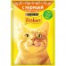 Friskies для взрослых кошек, с курицей в подливе