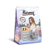 Корм Karmy сухой корм для взрослых кошек старше 1 года породы британская короткошерстная