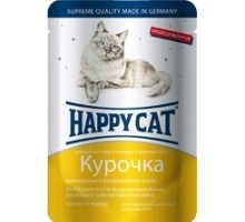 Happy cat кусочки в соусе с курицей