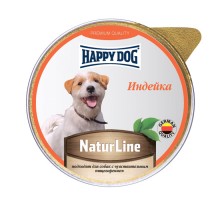 Happy dog паштет для собак, с индейкой 125 г