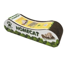 Homecat когтеточка "Мятная волна", гофрокартон, 38*12*9 см 500 г