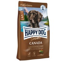 Корм Happy dog сухой корм Happy Dog "Канада" для собак весом от 10 кг с лососем, кроликом, ягненком 1 кг