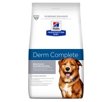 Hill's Prescription Diet  Derm Complete сухой корм для собак при аллергии на пищу и окружающую среду 12 кг