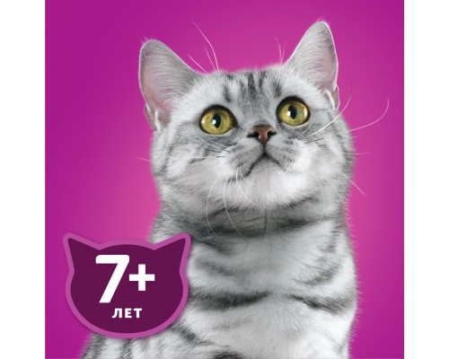 Whiskas влажный корм для кошек старше 7 лет, рагу с курицей