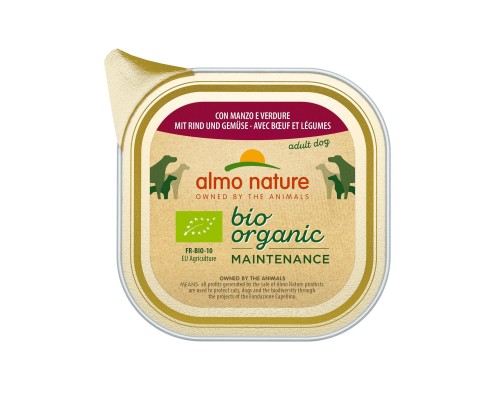 Almo Nature (консервы) паштет с говядиной и овощами для собак 300 г