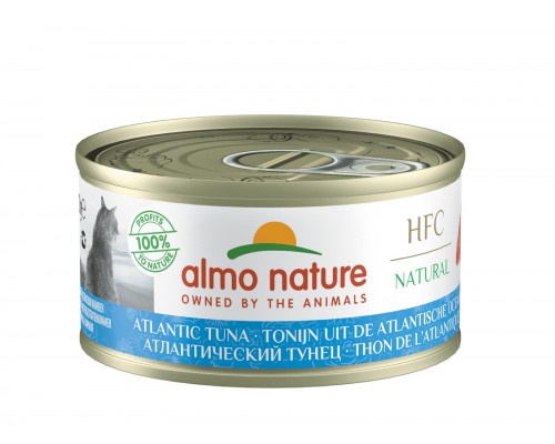 Almo Nature (консервы) консервы для кошек с атлантическим тунцом, 75% мяса