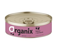 Organix консервы с курочкой и кроликом для котят 100 г