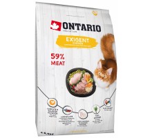 Корм Ontario для особо требовательных кошек, с курицей 400 г